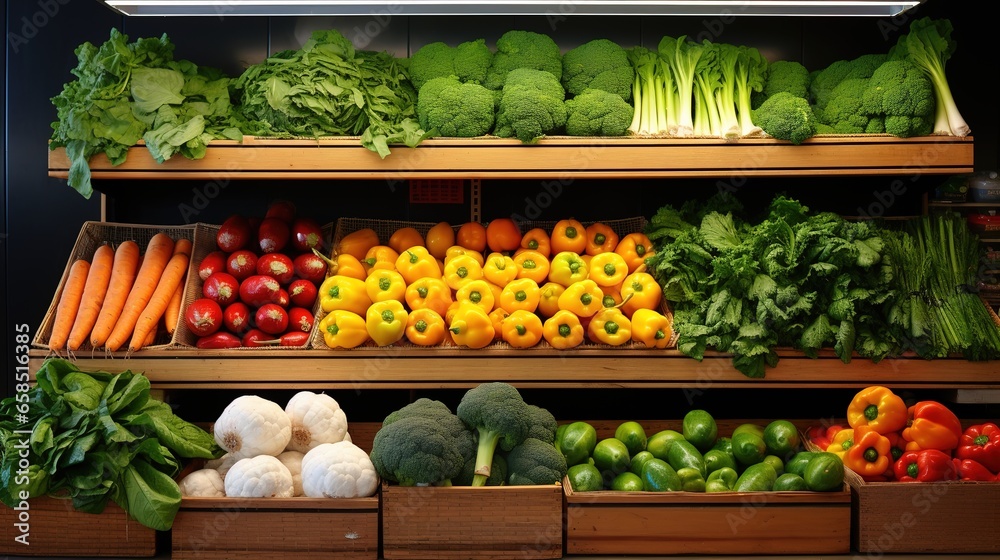 Organic Vegetables and Fruits with Nutritional Facts