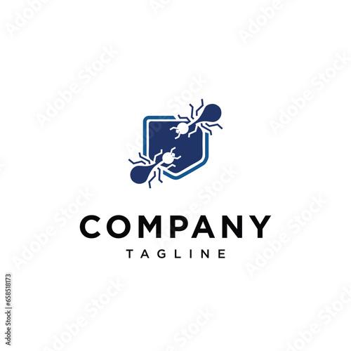 Shield pest control logo icon vector template.eps