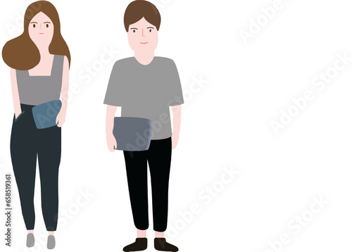 woman and person