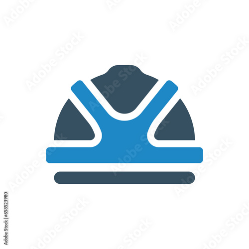 safety helmet icon vector illustration