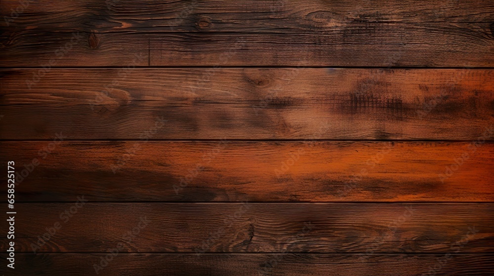 Naklejka premium Dark wood background with light color