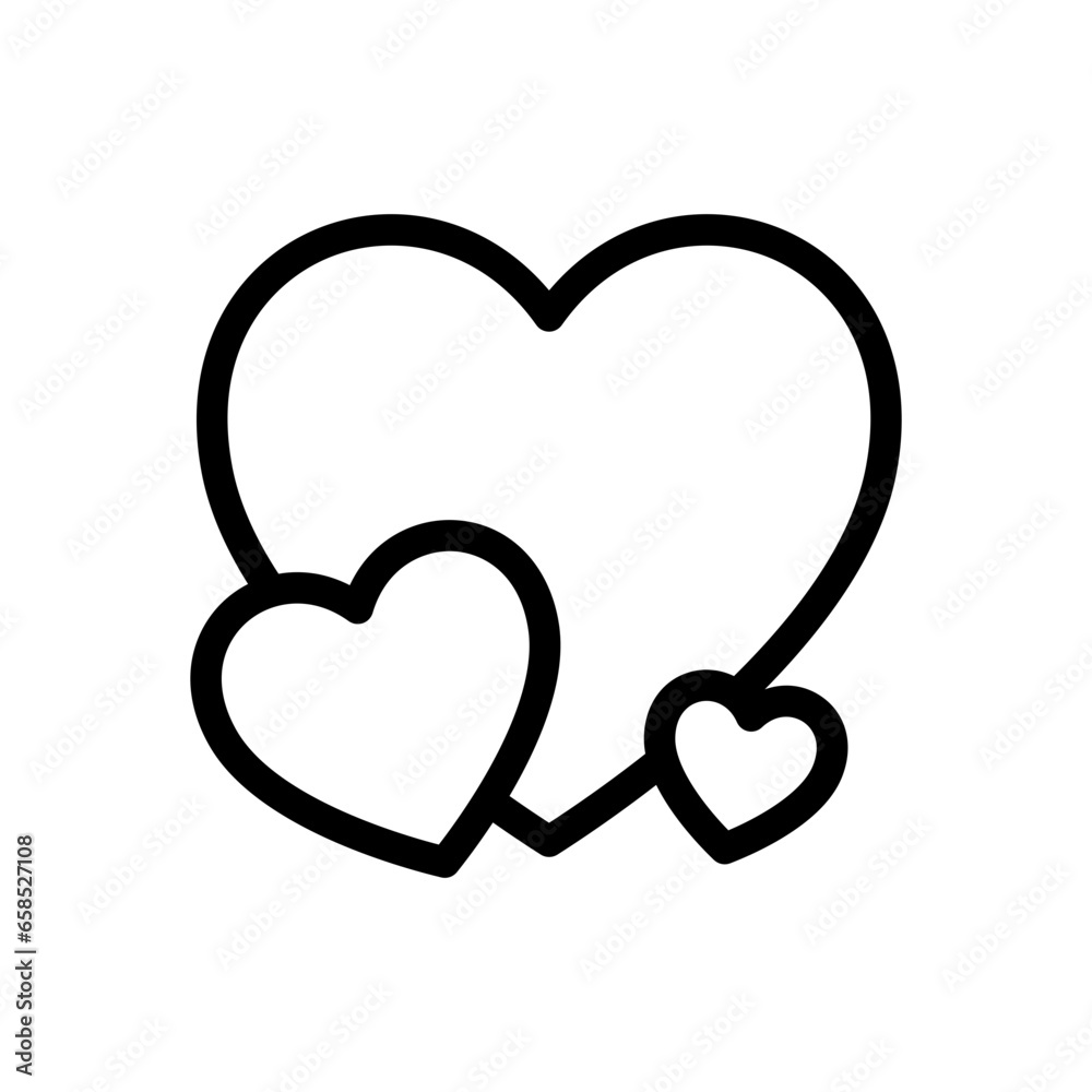 Minimal Heart Element Line Art Minimal Heart Element Line Art