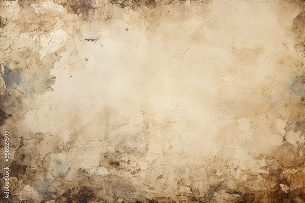 Journeying Through the Vintage Beauty of a Beige-Styled Paper Texture Background