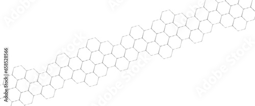 Vector illustration of hexagons pattern, creative idea for medical, technology or science design, geometric abstract background with simple hexagonal elements.