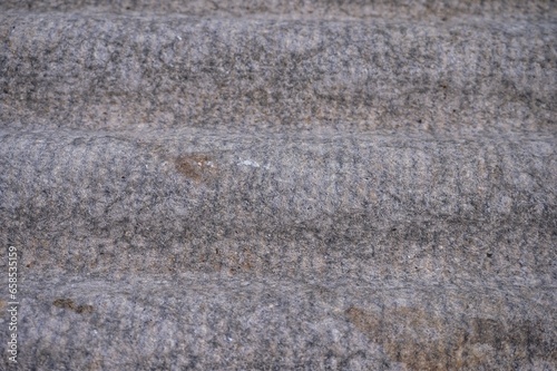 Texture background of white asbestos  photo
