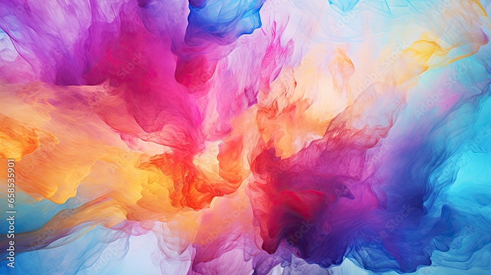 A Bright Abstract Watercolor Background Illustration