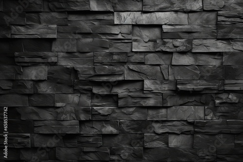 The Intriguing Charm of a Dark Black Wall with a Mysterious Black Grid Formation