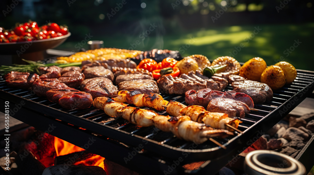 Summer grilling, BBQ delights, and a joyous weekend afternoon meat feast