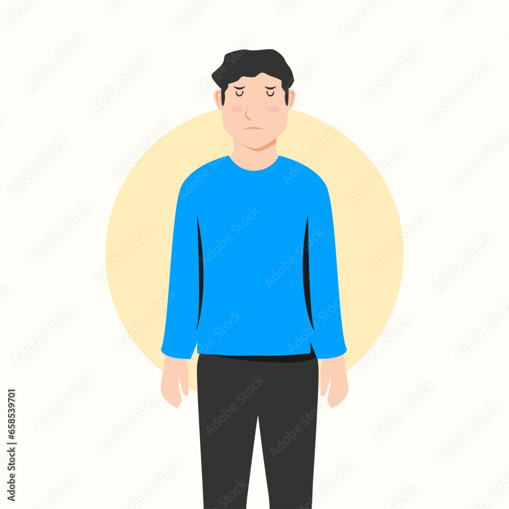 Fototapeta premium characters with facial expressions