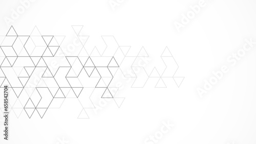 Creative idea of modern design with abstract geometric background. Minimalistic texture with triangles pattern