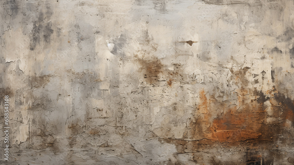 Urban Decay: Aged Concrete Wall Texture in Grunge Style