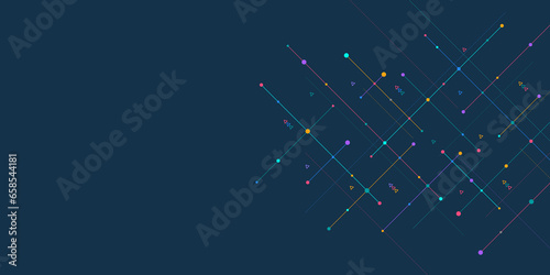 Creative idea of modern design with abstract geometric background. Minimalistic texture with polygonal pattern