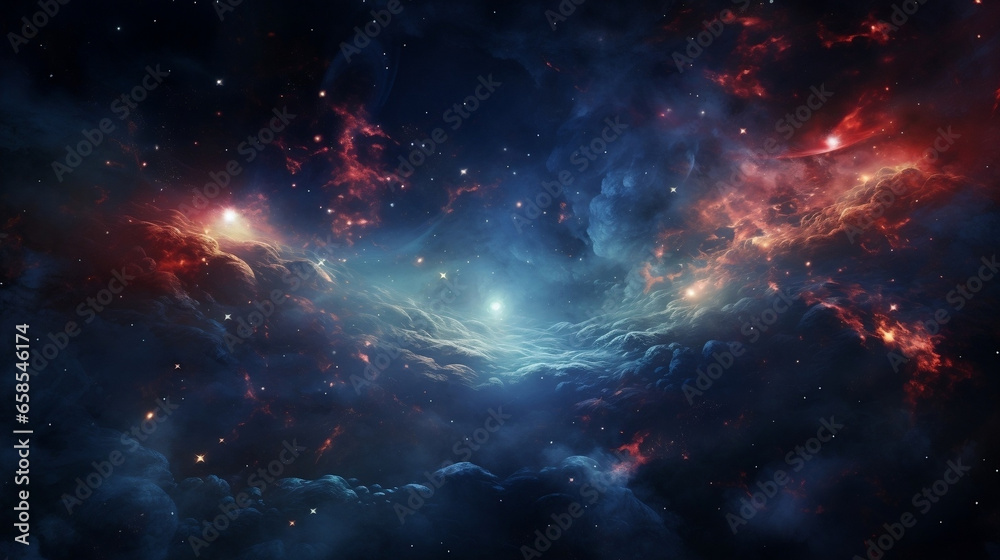 Mesmerizing cosmic wallpaper with swirling galaxies, stars, and nebulae.