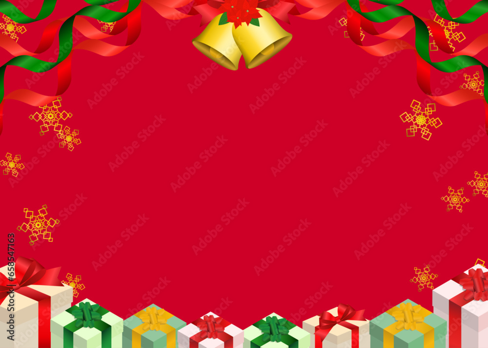 クリスマスの背景イラスト クリスマスの背景イラスト