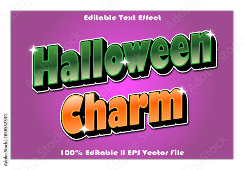 Halloween Charm Editable Text Effect