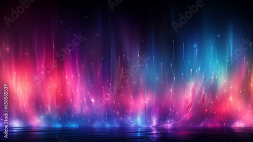 abstract background with colorful lights