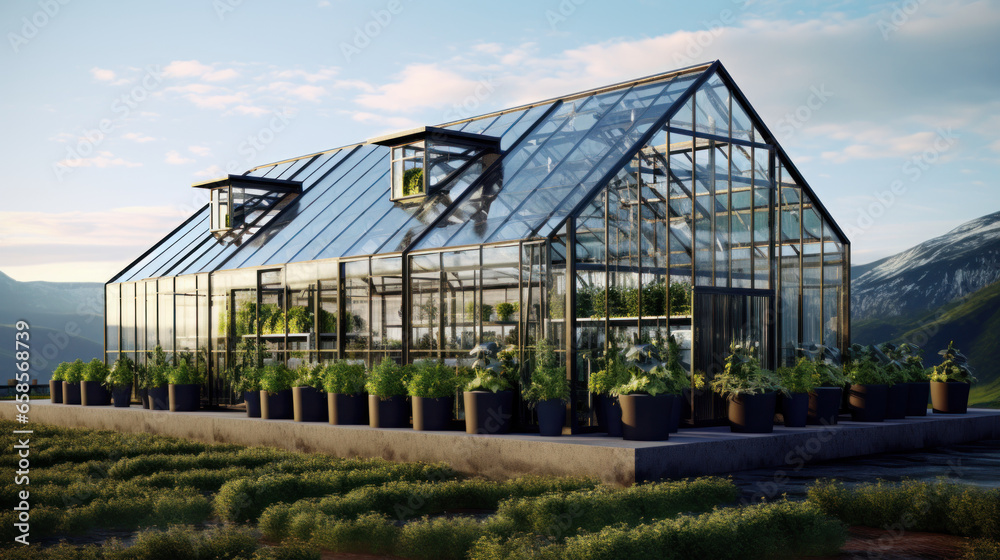 Greenhouse powered by solar energy