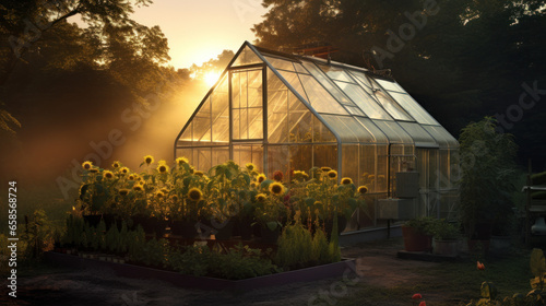 Greenhouse powered by solar energy