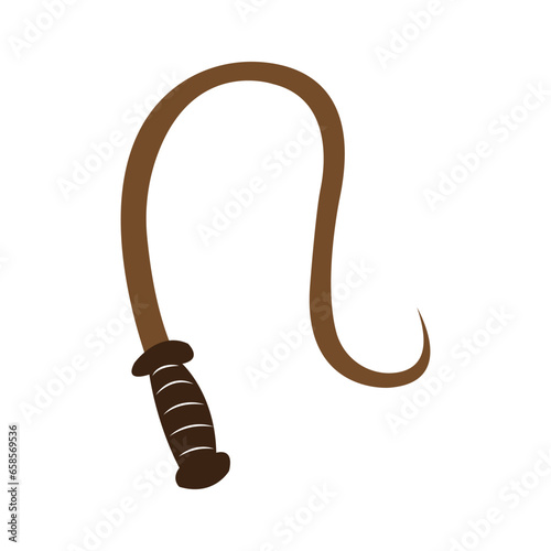 whip icon logo vector design template