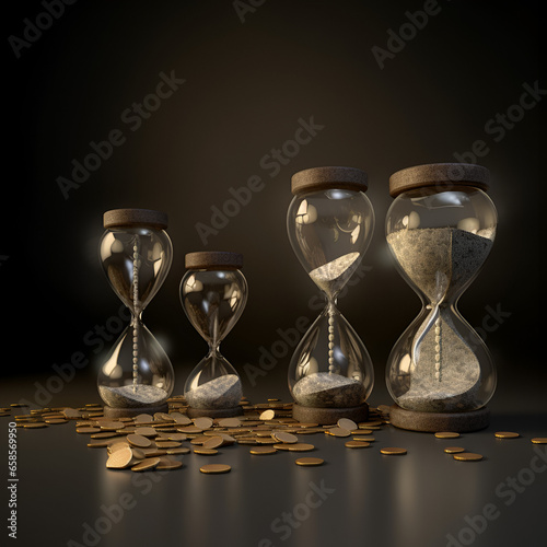 time is money concept - generative AI
