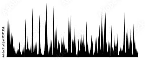 Sound wave. Digital voice record. Audio lines