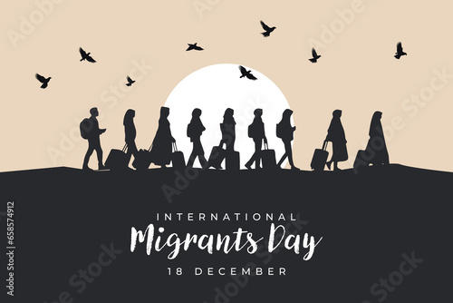 International migrants day design