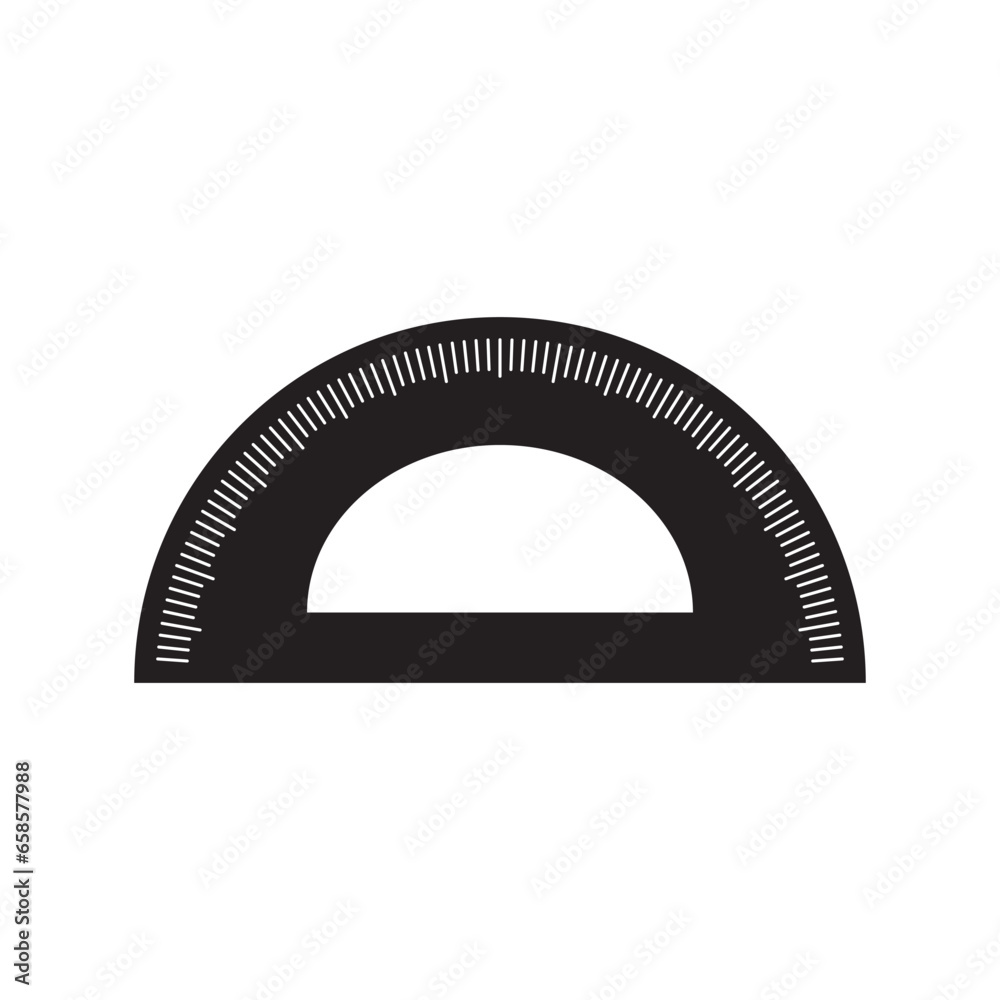 protractor icon design vector isolated protractor icon design vector isolated