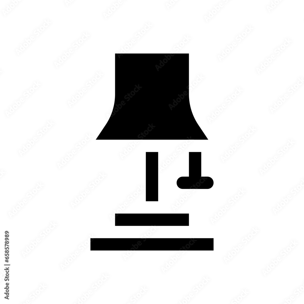 table lamp glyph icon