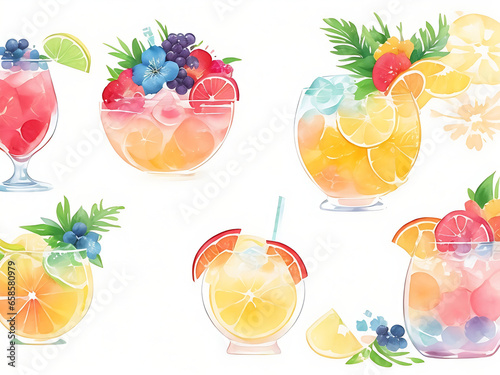 set of fruits