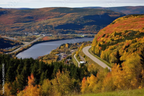 Fotografie The iconic Cabot Trail in Cape Breton, Nova Scotia, Canada
