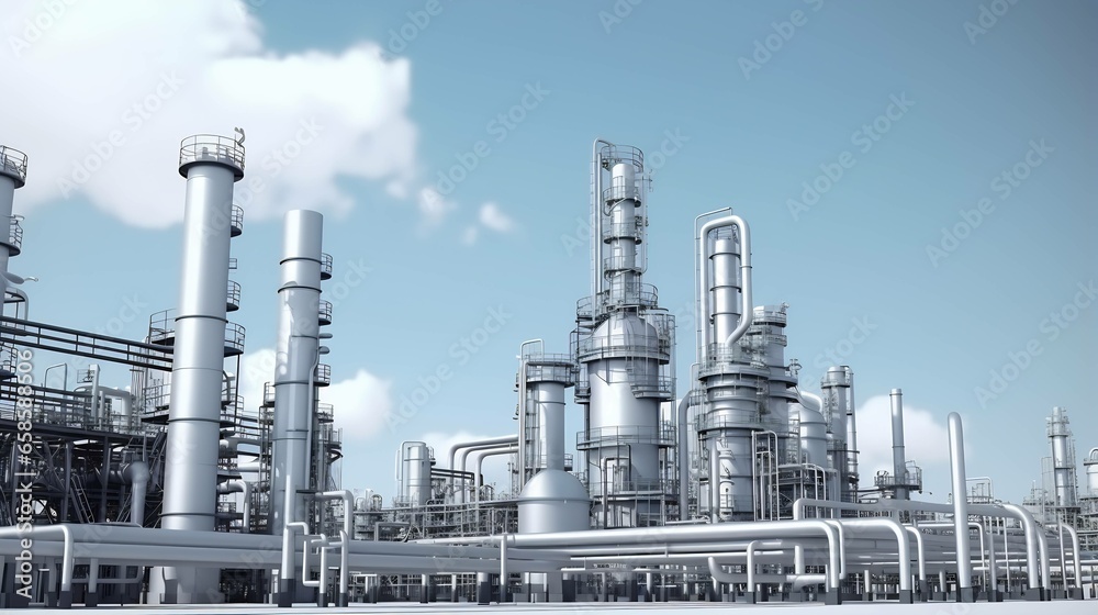 industry, factory, industrial, steel, plant, metal, power, building, pipe, construction