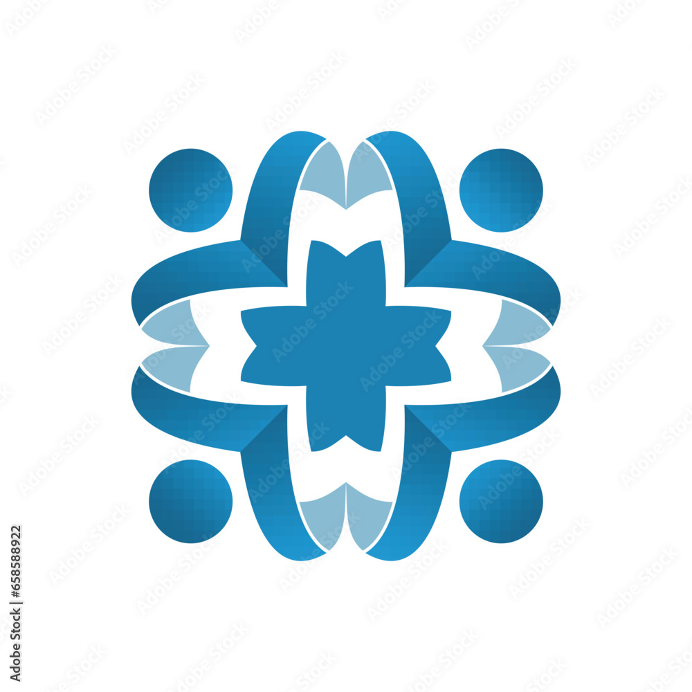 medical health care people logo icon medical health care people logo icon