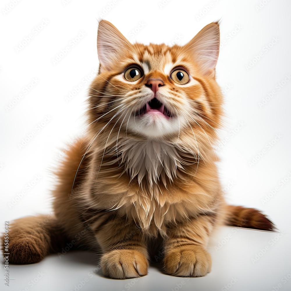 Obraz premium british kitten isolated on white