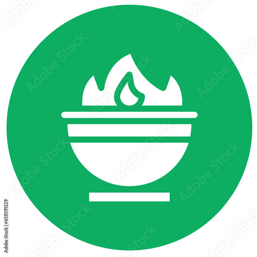 Cauldron Vector Icon Design Illustration