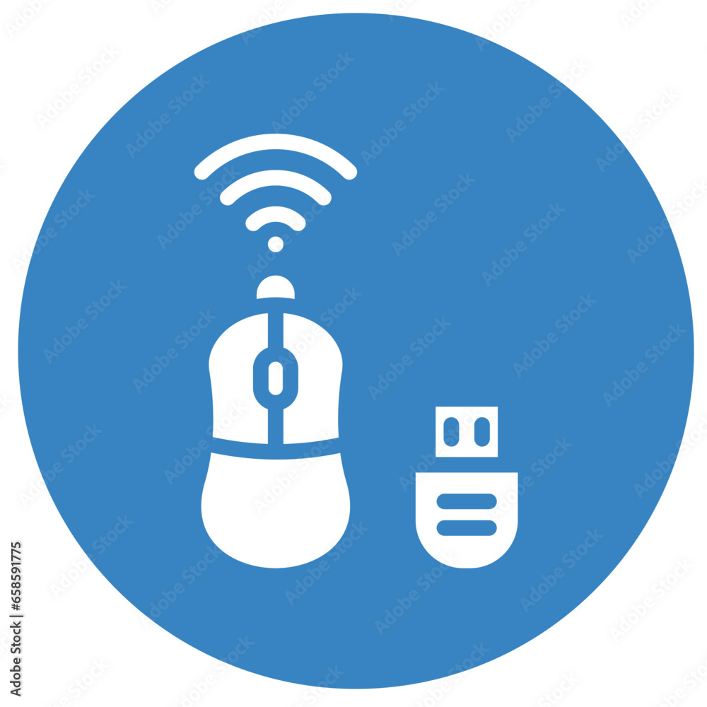 Wireless mouse Vector Icon Design Illustration Wireless mouse Vector Icon Design Illustration