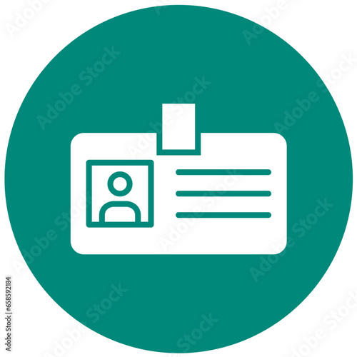 Identification Vector Icon Design Illustration