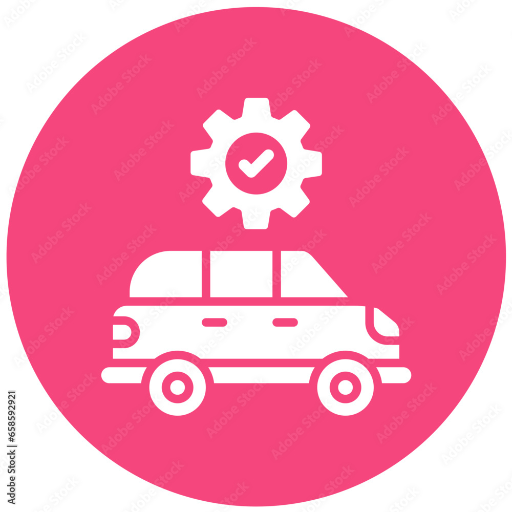 Car service Vector Icon Design Illustration
