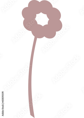 Blume, Pflanze mit transparentem Hintergrund 
