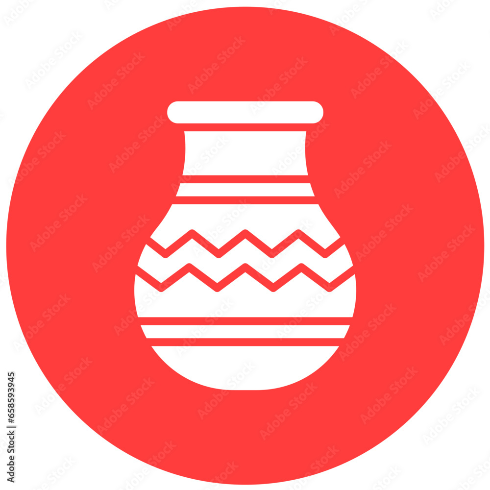 Pottery Vector Icon Design Illustration