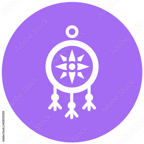 Dreamcatcher Vector Icon Design Illustration