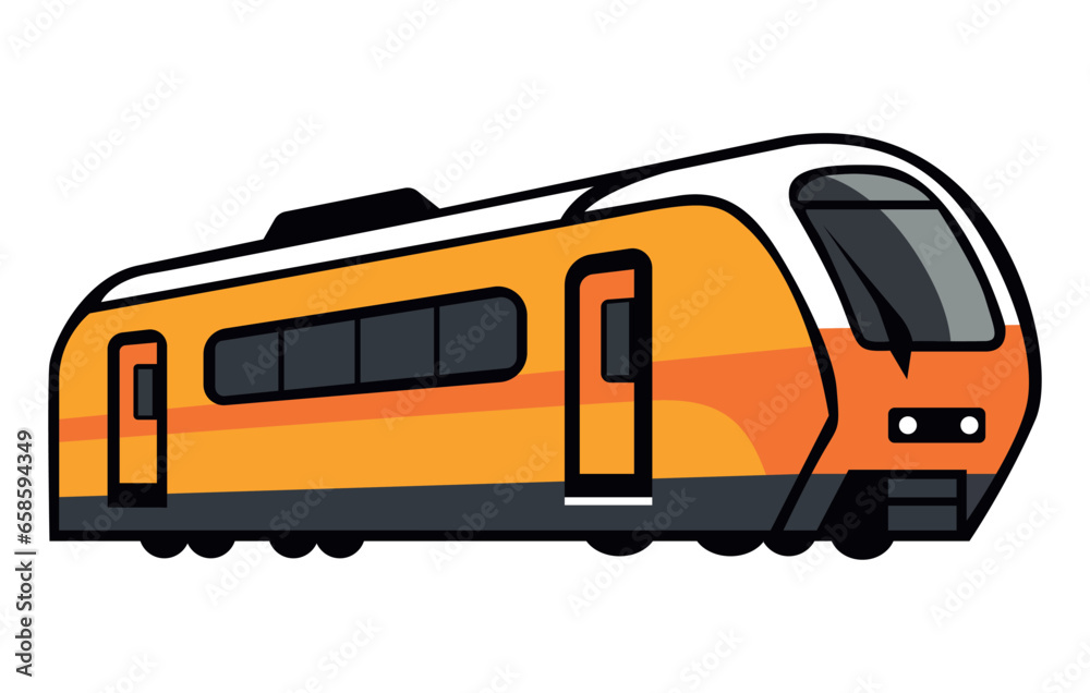 Vehicle Train illustration. Vehicle Train vector illustration