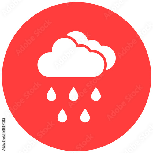 Rain Vector Icon Design Illustration