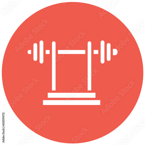 Weightlifting Vector Icon Design Illustration