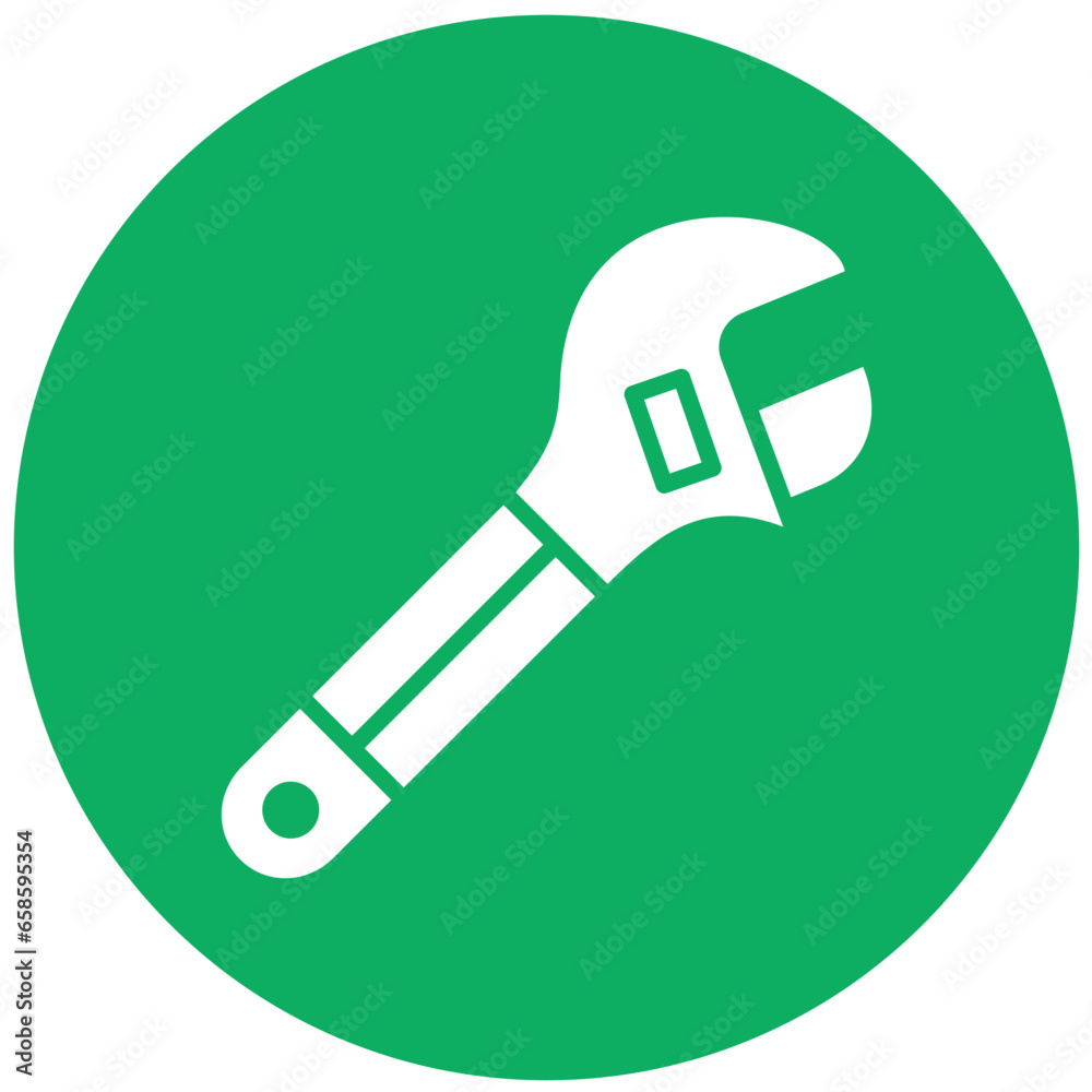 Wrench Vector Icon Design Illustration Wrench Vector Icon Design Illustration