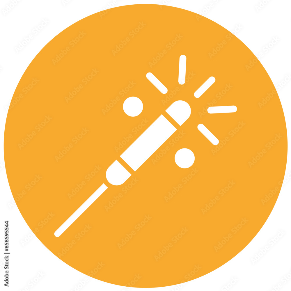 Bengal Light Vector Icon Design Illustration Bengal Light Vector Icon Design Illustration