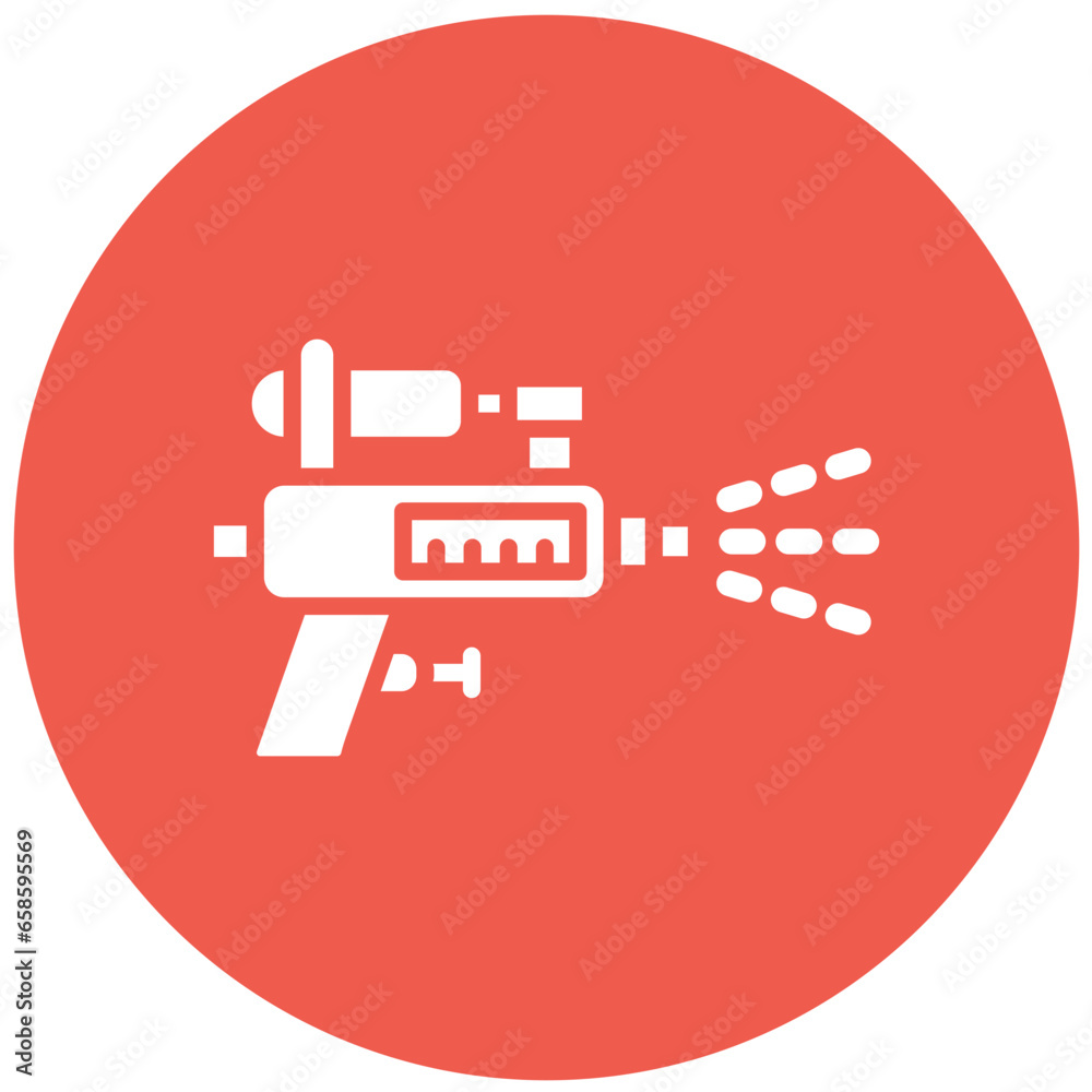Water Gun Vector Icon Design Illustration Water Gun Vector Icon Design Illustration
