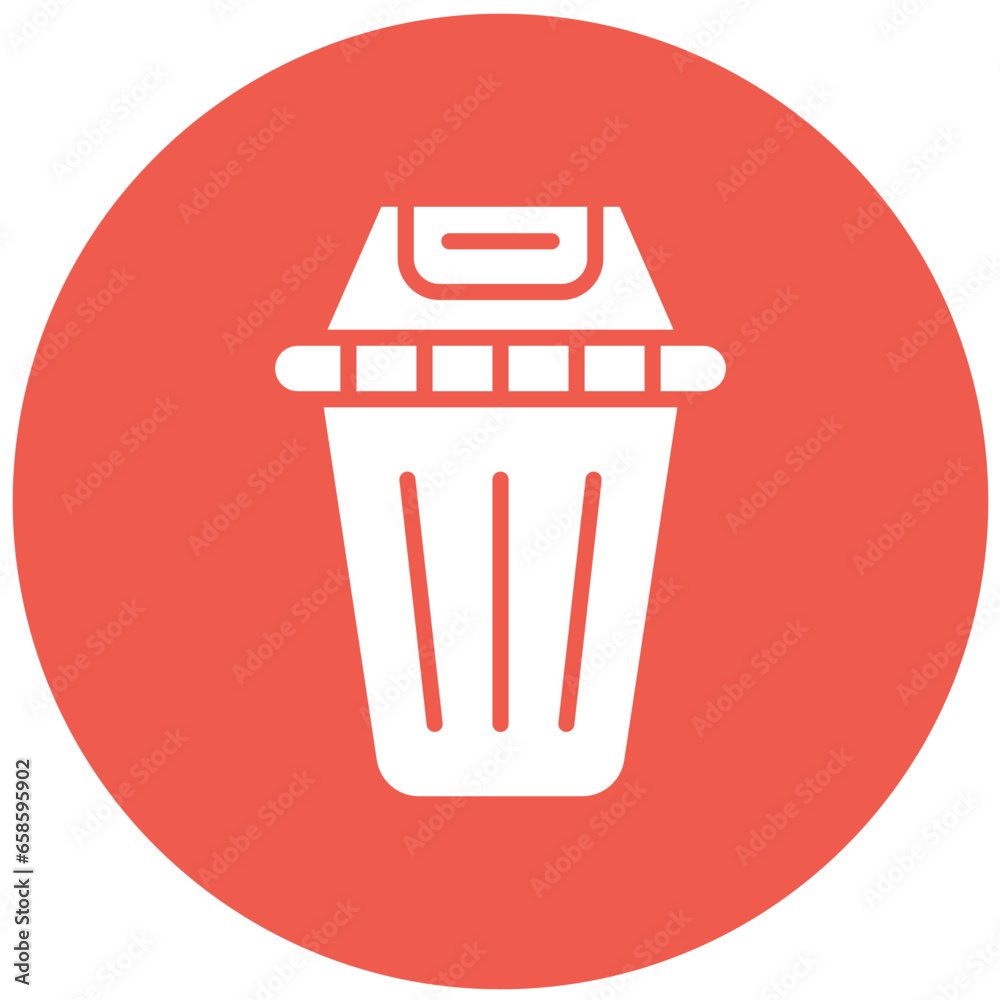 Trash Vector Icon Design Illustration