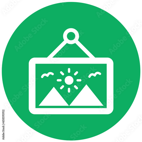 Gallery Vector Icon Design Illustration