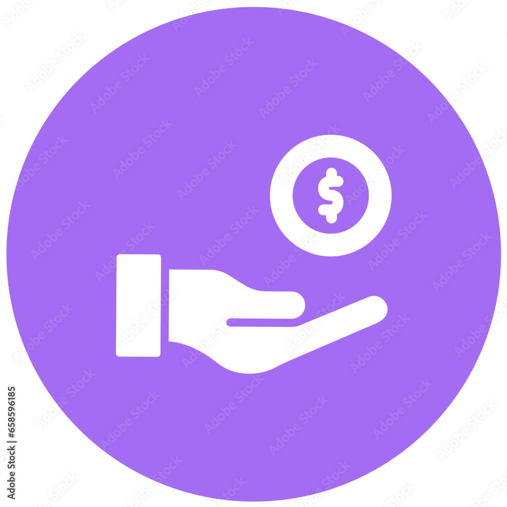 Coin Vector Icon Design Illustration Coin Vector Icon Design Illustration