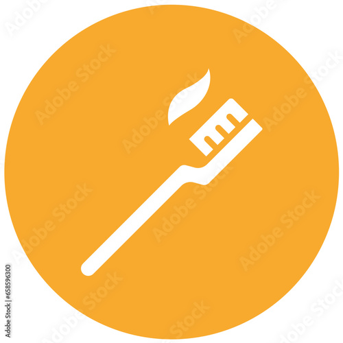 Tooth Brush Vector Icon Design Illustration